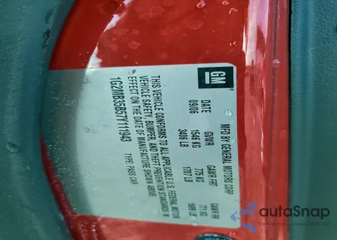 2007 Pontiac Solstice z USA, uszkodzony, nr VIN 1G2MB35B57Y111943